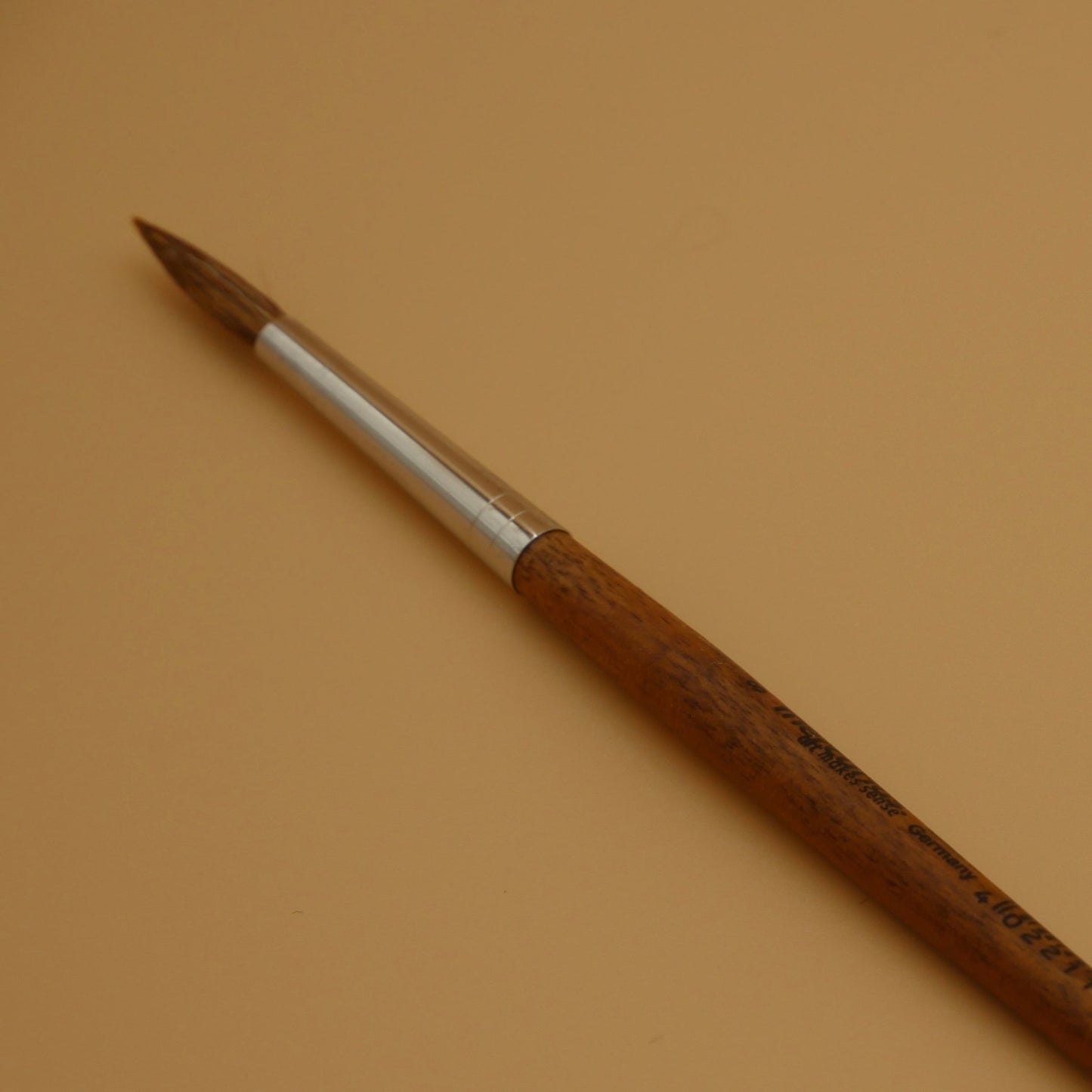 Pensel af træ og kohår, 5mm - Dear Atelier